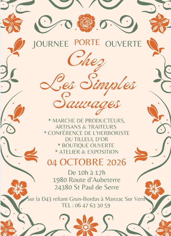 Les simples sauvages, journée porte ouverte Saint-Paul-de-Serre