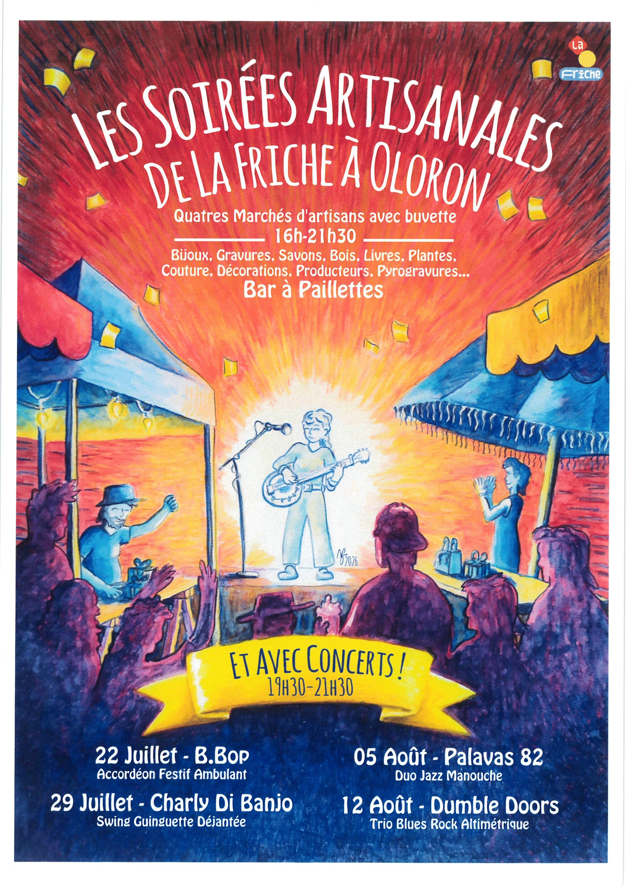 Les soirées artisanales de la Friche 5 bis Rue de Rocgrand Oloron-Sainte-Marie 2026-07-22