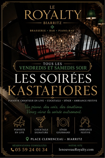 Les soirées piano bar Le Nouveau Royalty Le Nouveau Royalty Biarritz