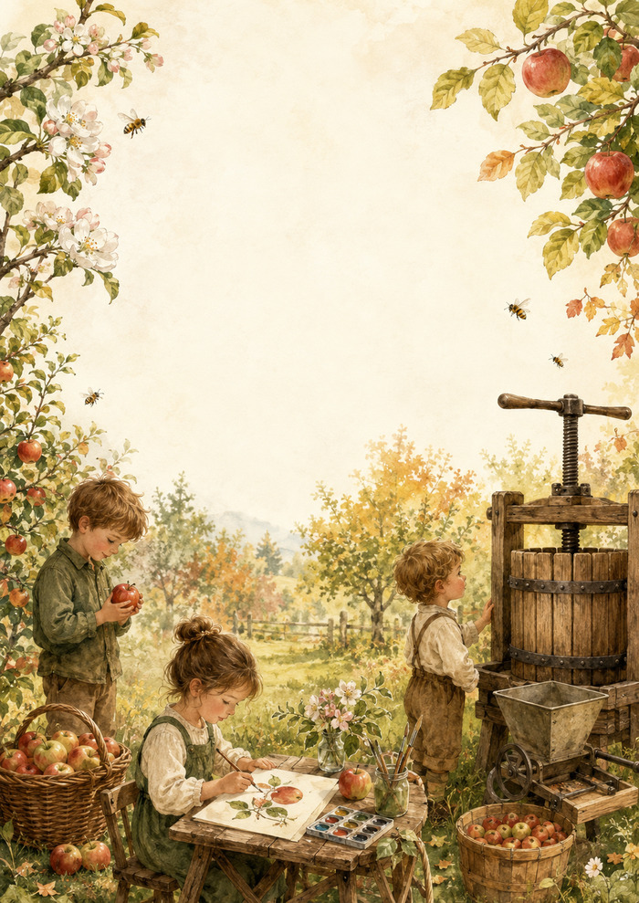 Levez les yeux ! A la découverte de la pomme, Maison de La Dame Blanche, Les Damps
