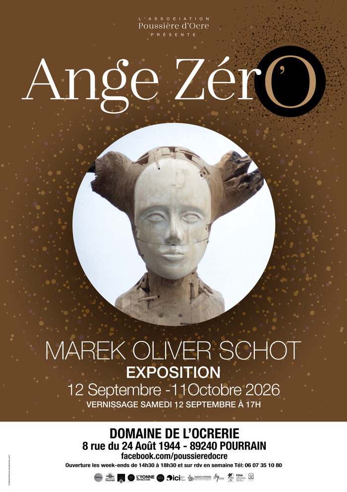 L'exposition Ange Zéro Domaine de l'Ocrerie Pourrain