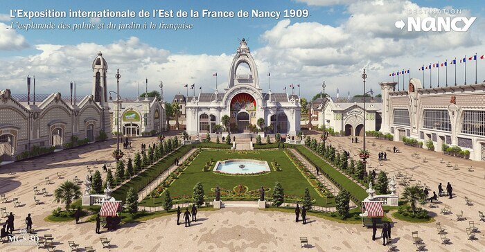 L'exposition universelle du Grand Est de la France en 1909 à Nancy Villa Thermae Nancy