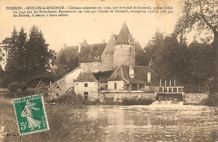 L’Histoire de Moulin l’Arconce, Château de Moulin l’Arconce, Poisson