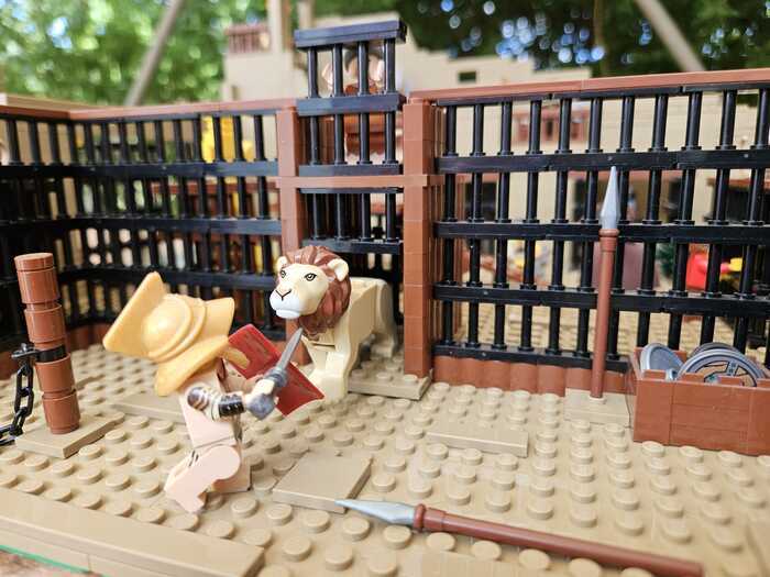 L'Histoire en Lego parc archéologique Asnapio Villeneuve-d'Ascq