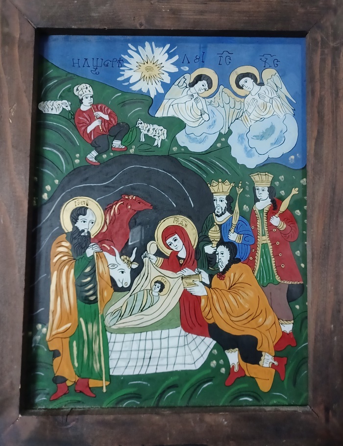 L’iconographie sur verre de Transylvanie., Eglise orthodoxe Saints-Pierre-et-Paul, Nancy