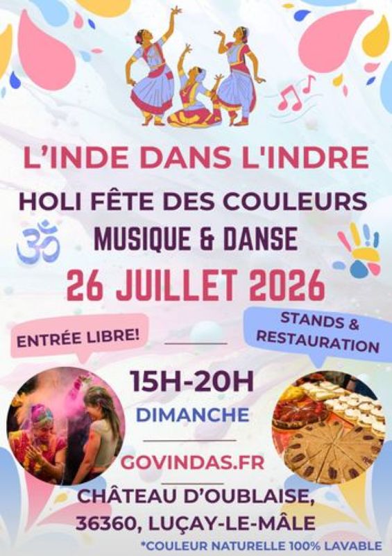 L’Inde dans l’Indre Luçay-le-Mâle