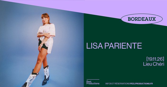 LISA PARIENTE｜Lieu Chéri - 19 novembre 2026 Lieu Chéri Bordeaux