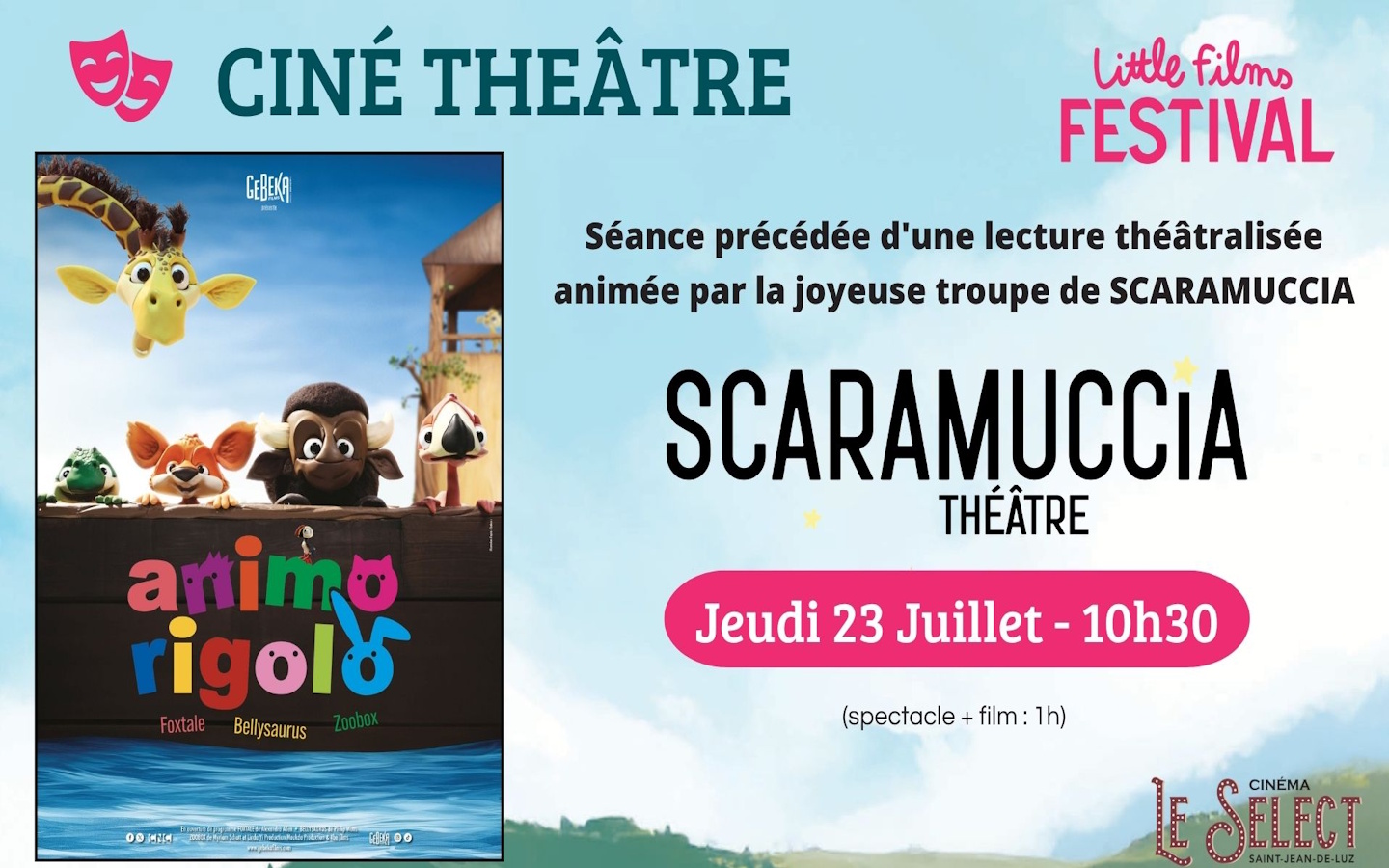 Little Films Festival: Ciné Théâtre 29 Boulevard Victor Hugo Saint-Jean-de-Luz 2026-07-23