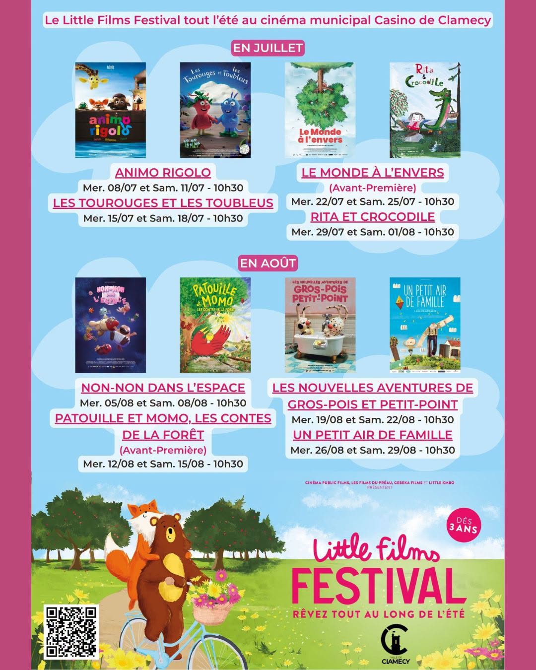 Little Films Festival Un Petit Air de Famille 41 Route de Pressures Clamecy 2026-08-26
