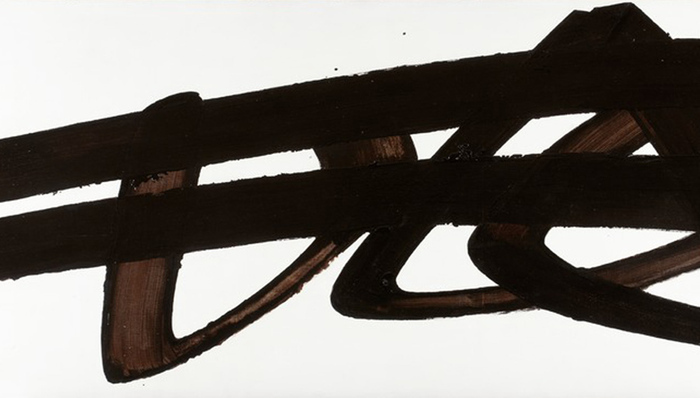 L&rsquo;œuvre du jour : Pierre Soulages, Peinture 130×349 cm, 12 janvier 1974, Musée d&rsquo;arts de Nantes, Nantes
