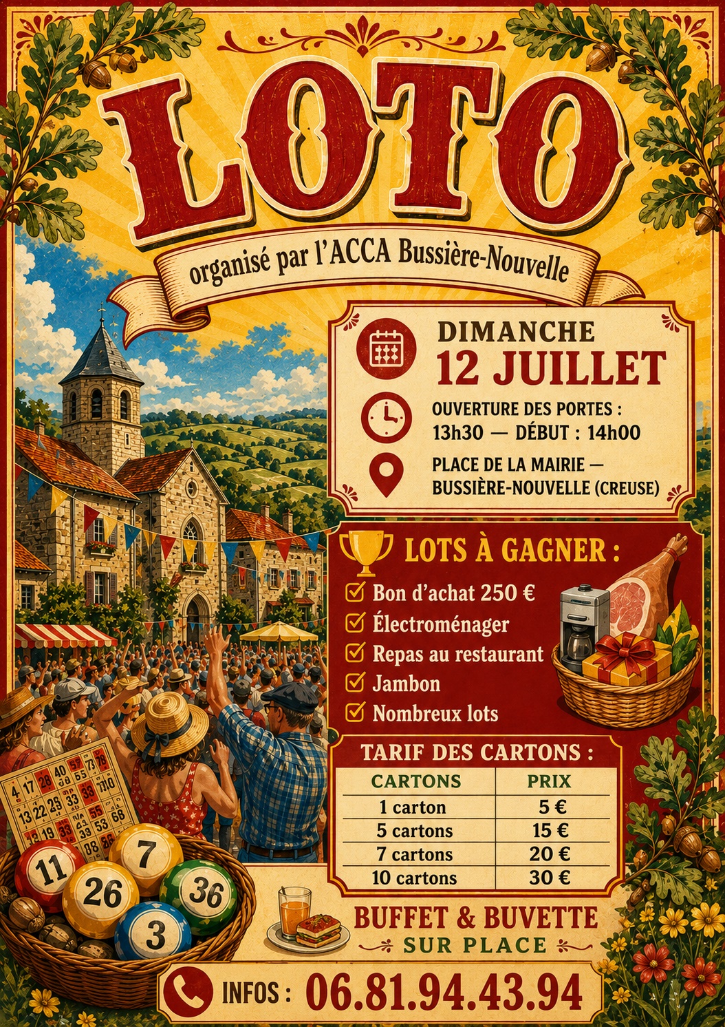 LOTO à Bussière-Nouvelle Bussière-Nouvelle