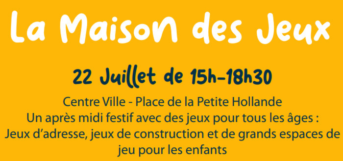 Maison des Jeux – Place de la petite Hollande Place Petite Hollande / Ile Gloriette Nantes