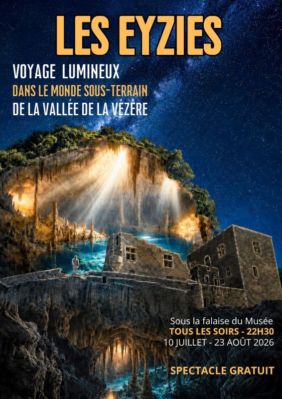 Mapping aux Eyzies Sous la falaise du Musée Les Eyzies
