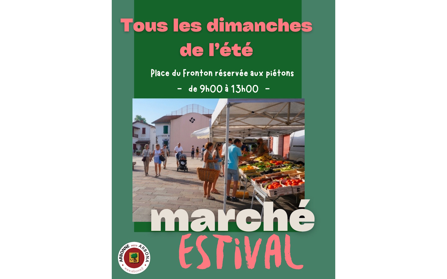 Marché Place Harismendy Arbonne 2026-08-09
