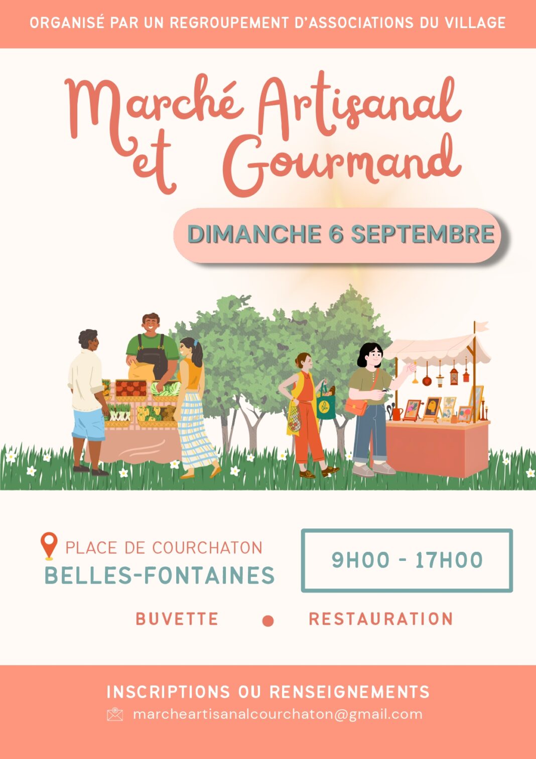Marché artisanal et gourmand Belles-Fontaines