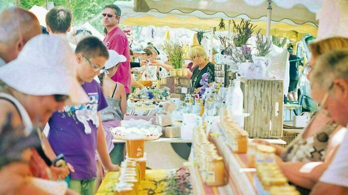 Marché artisanal Plan de Brie Anduze