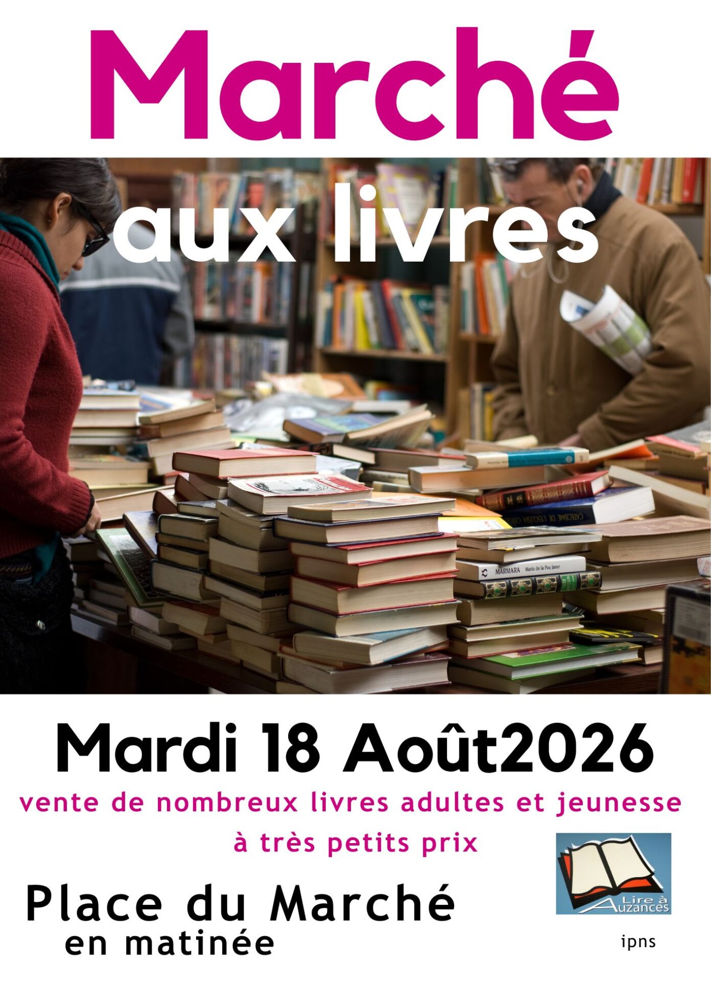 Marché aux Livres  Auzances