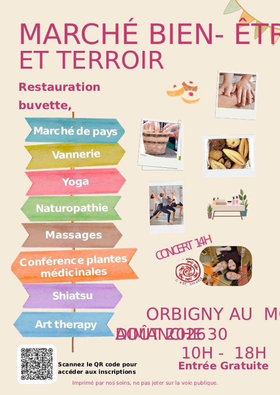 Marché bien-être et terroir Orbigny-au-Mont