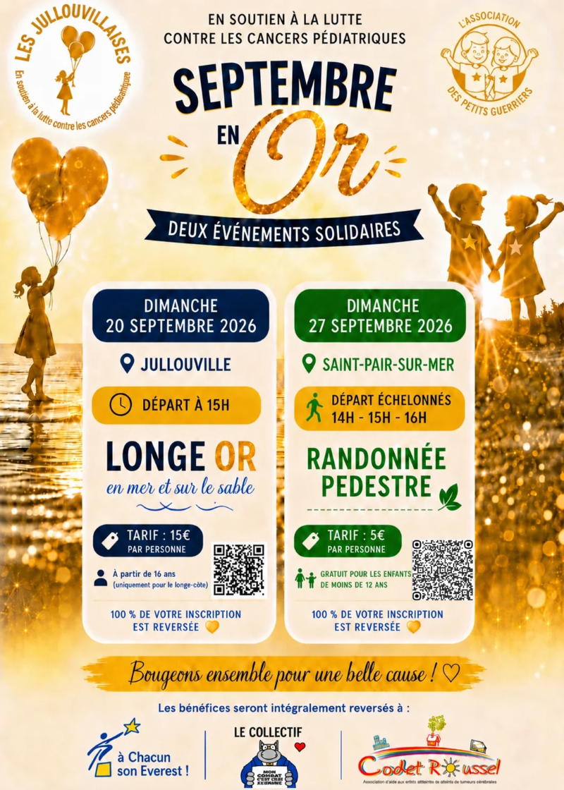 Marche caritative dans le cadre de Septembre en Or Saint-Pair-sur-Mer