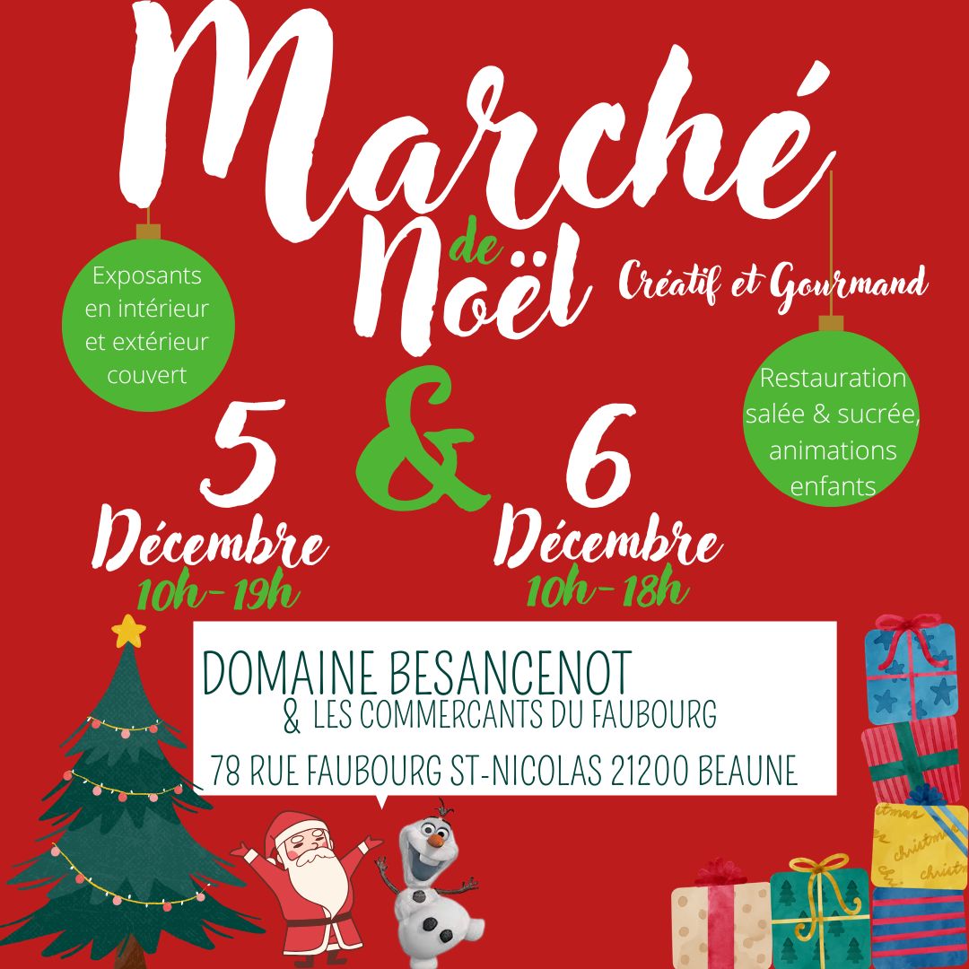 Marché de Noël des producteurs au Domaine Besancenot 78