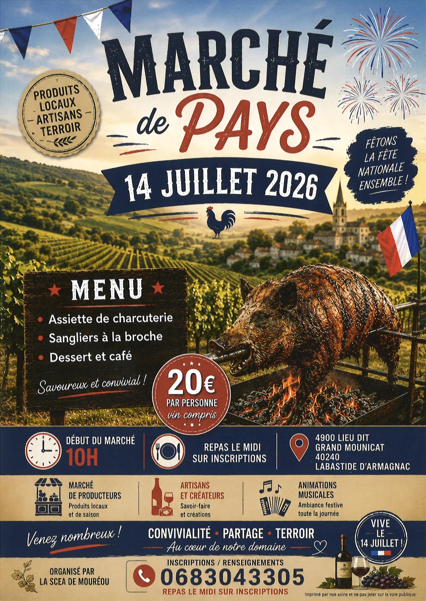 Marché de pays Labastide-d’Armagnac