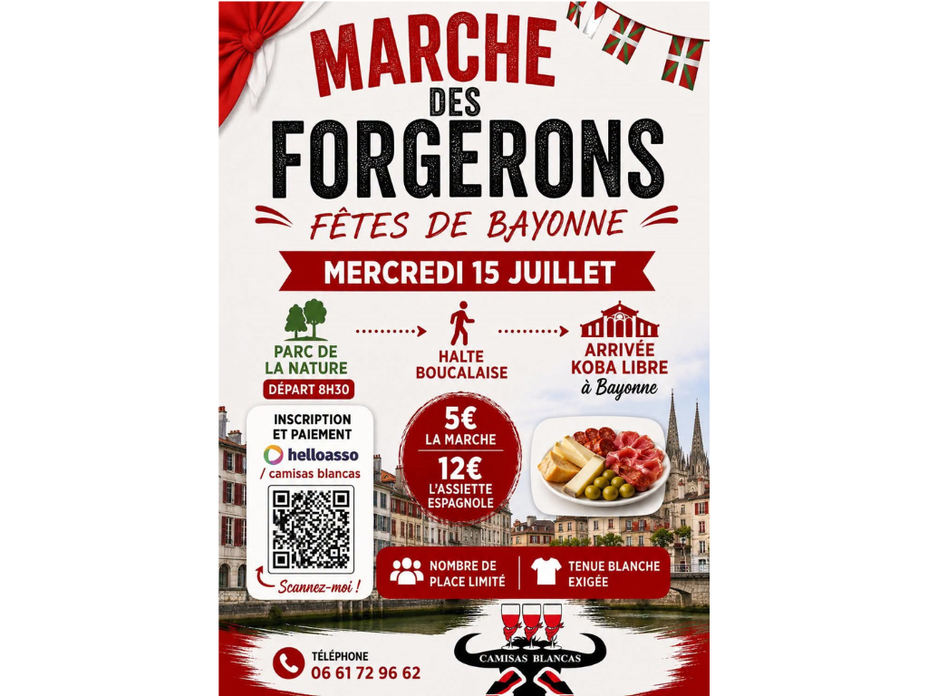 Marche des forgerons Parc de la Nature Tarnos