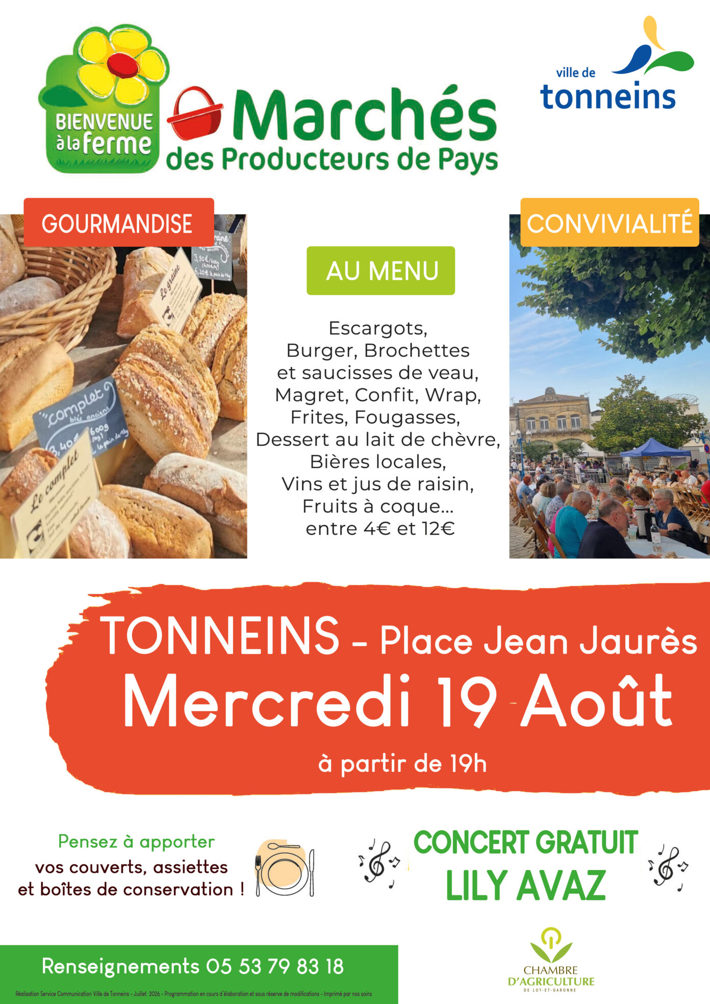 Marché des Producteurs de Pays à Tonneins Tonneins