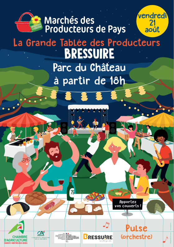 Marché des Producteurs de Pays 5 Rue du Château Bressuire 2026-08-21