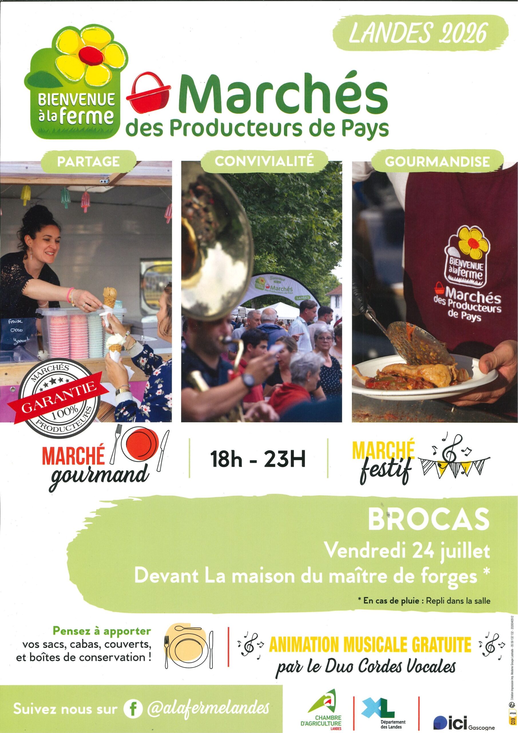 Marché des Producteurs de Pays 114 rue de l'étang Brocas 2026-07-24
