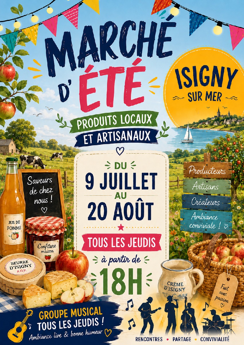 Marché d’été Isigny-sur-Mer