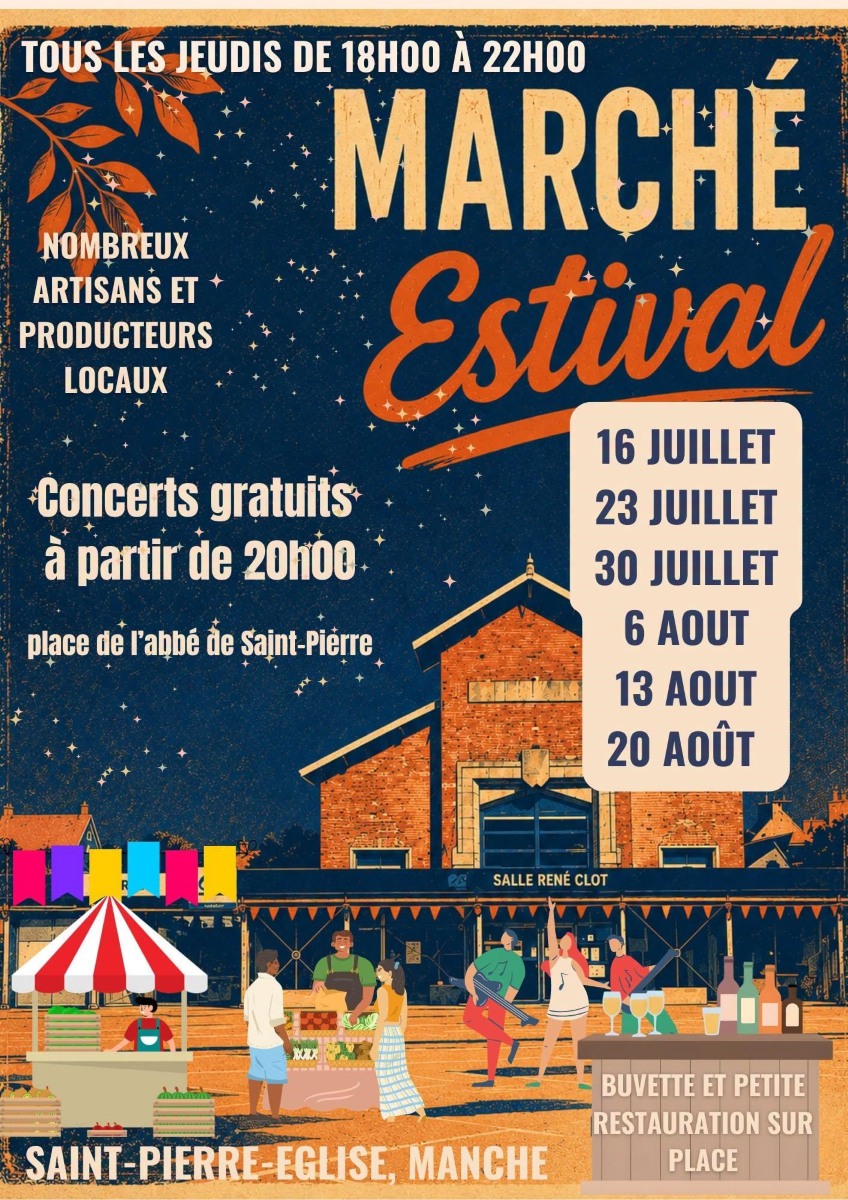 Marché estival Saint-Pierre-Église