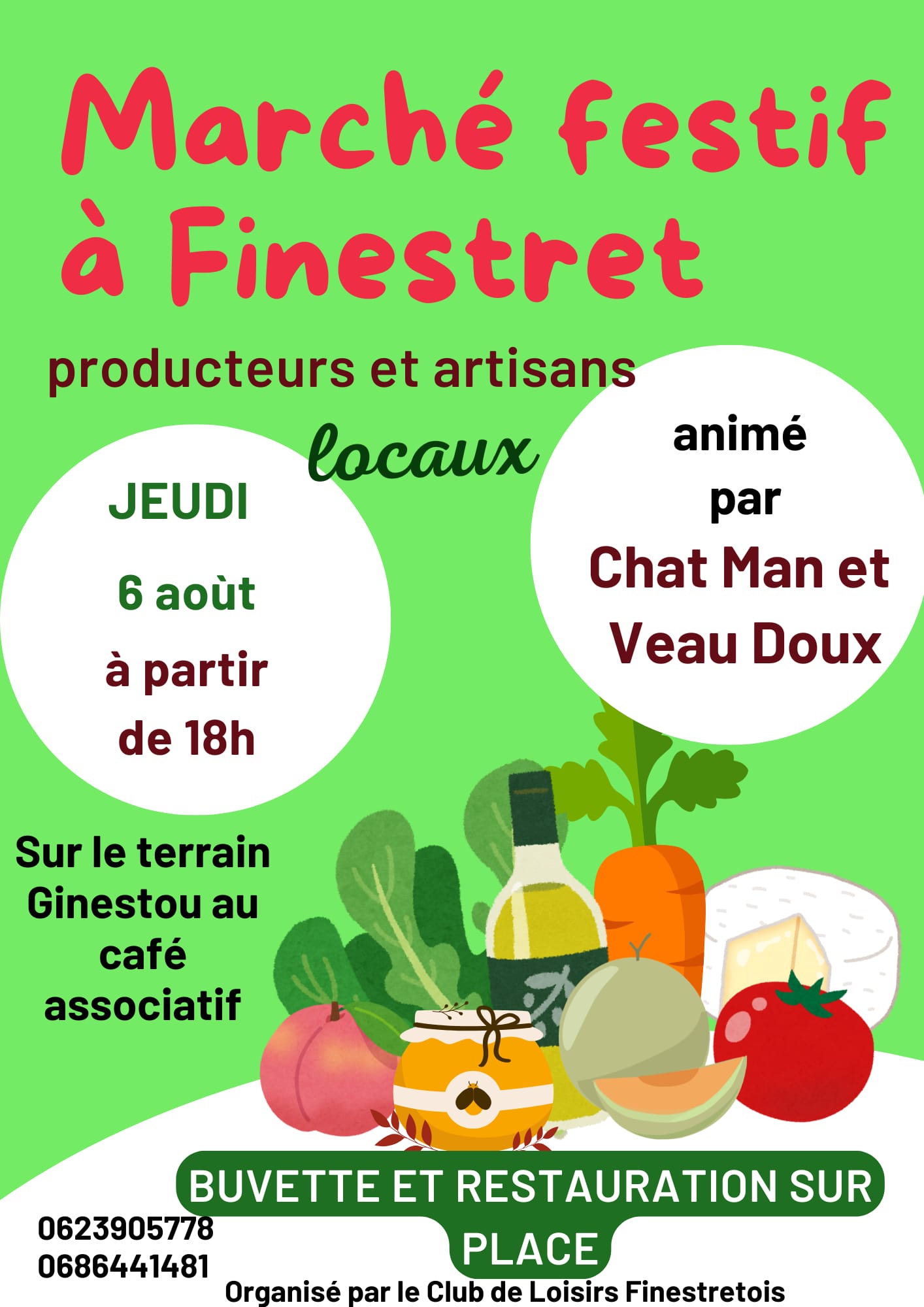 MARCHÉ FESTIF À FINESTRET Finestret