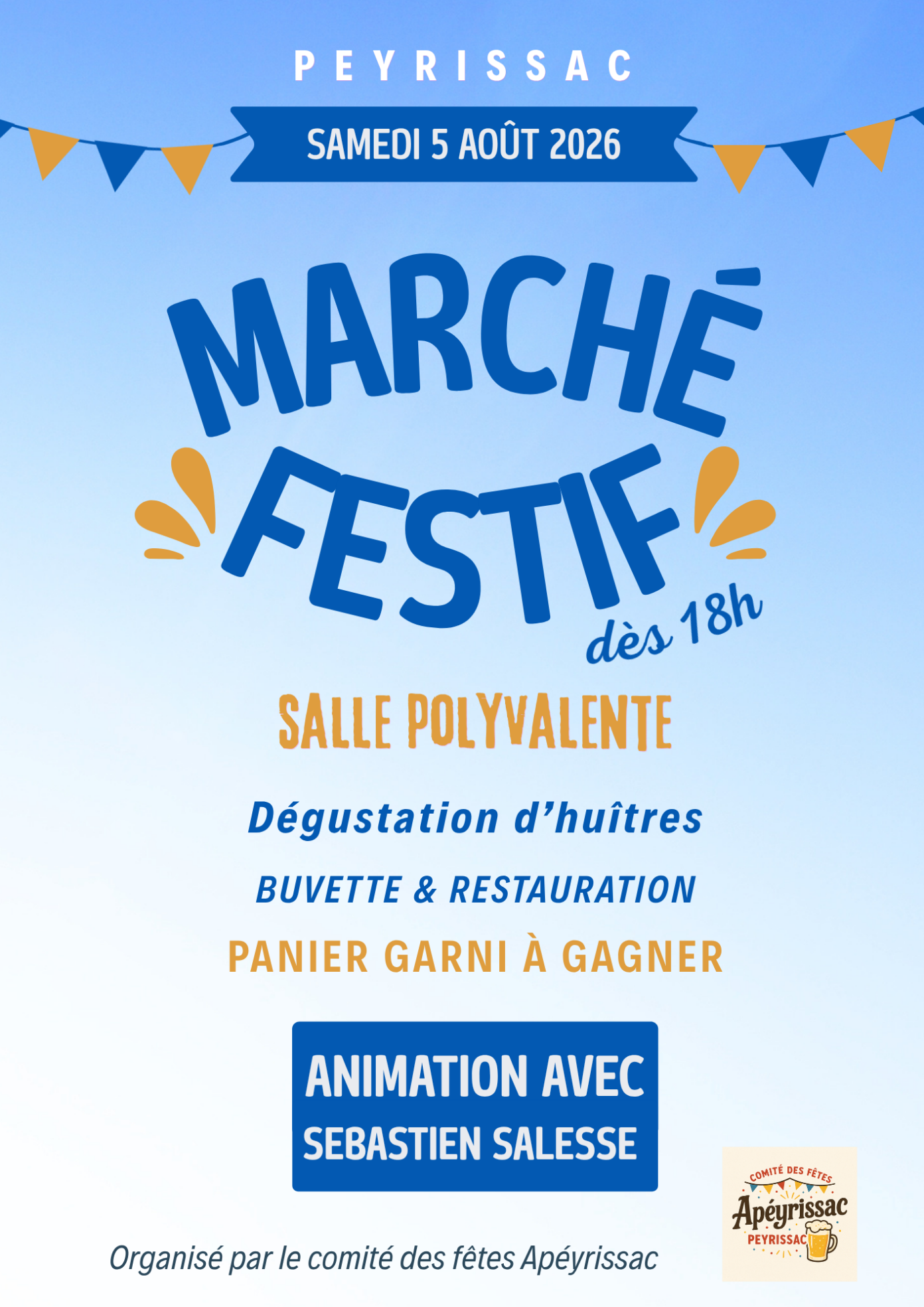 Marché Festif La Halle Peyrissac