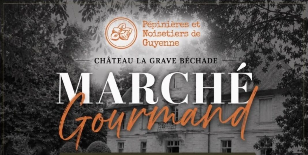 Marché Gourmand au château la Grave Béchade Baleyssagues
