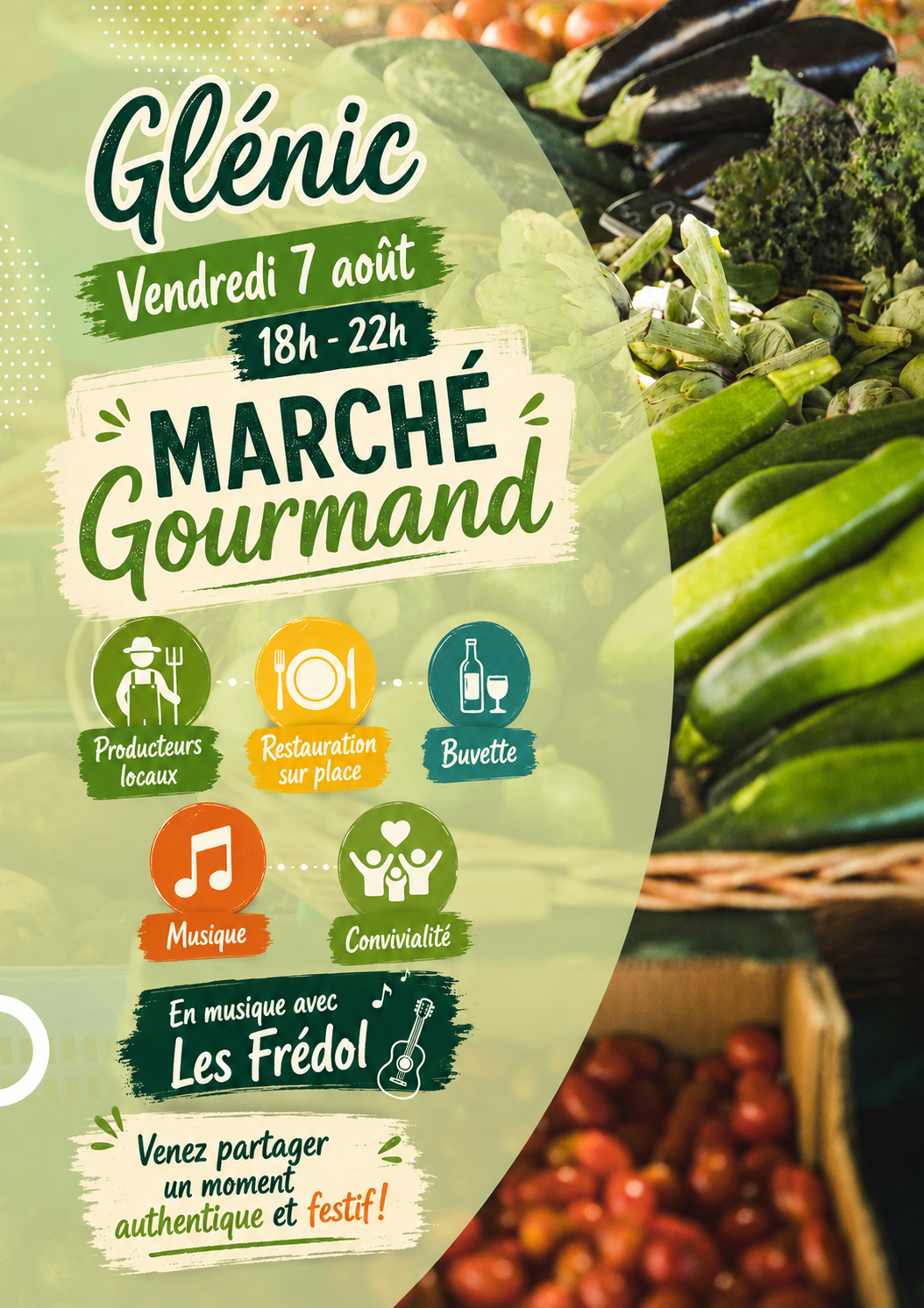 Marché gourmand Le Pont Glénic