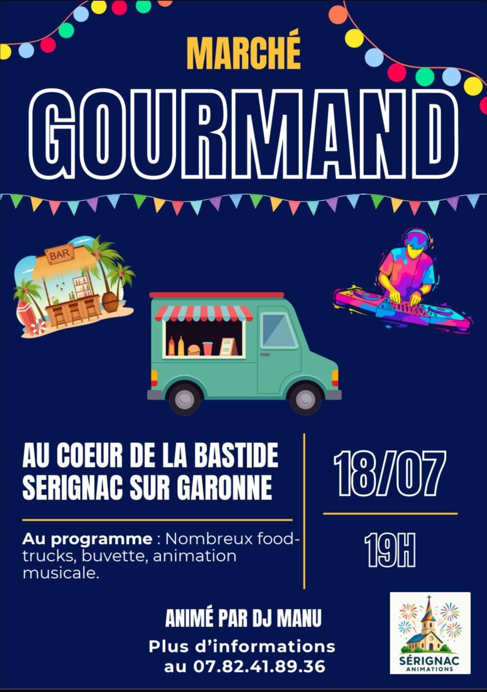 Marché gourmand  Sérignac-sur-Garonne