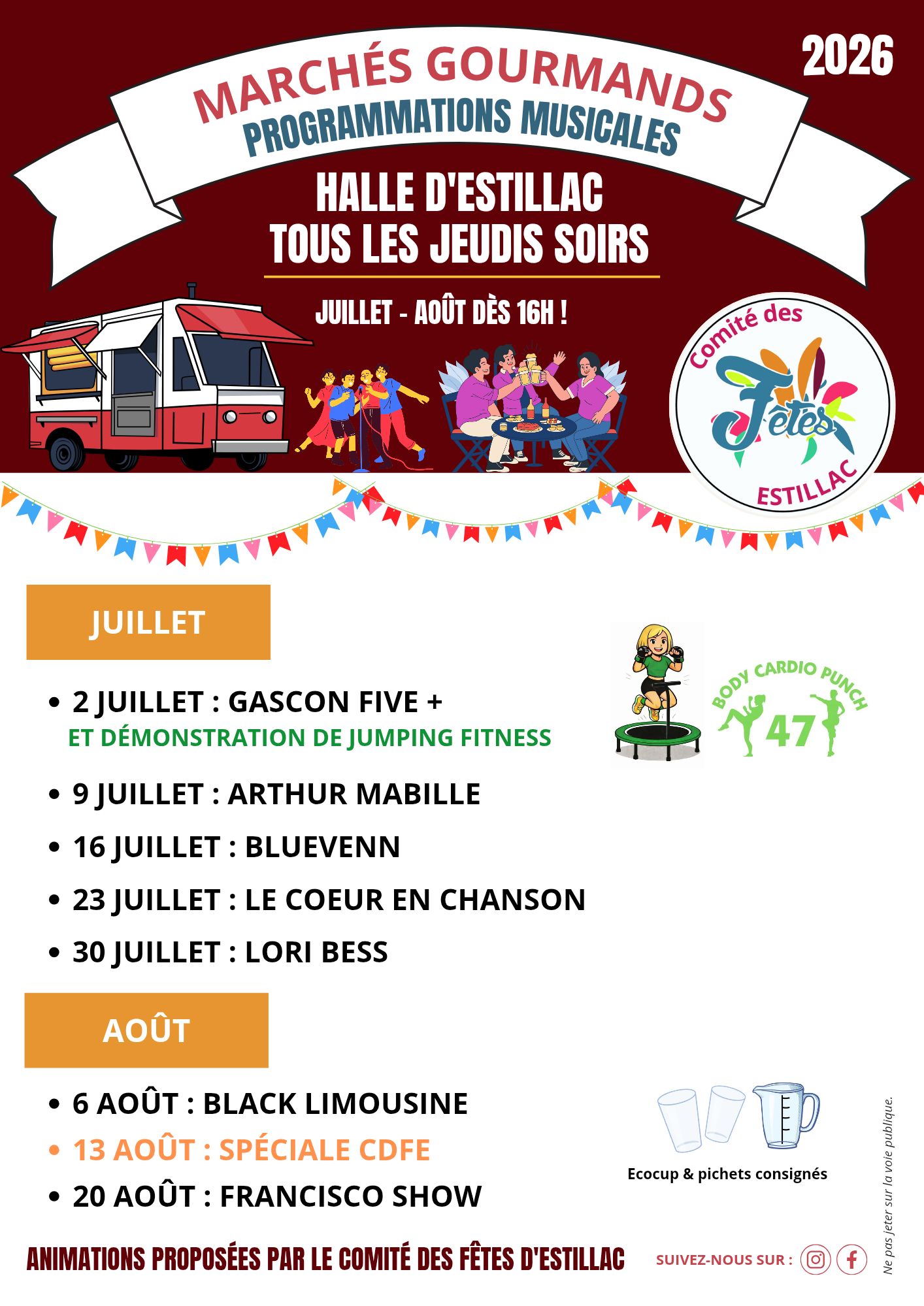 Marchés gourmands d’Estillac Estillac