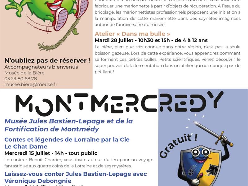 Mardi de Lupuline Fabrique ta marionnette ! Musée de la bière Stenay