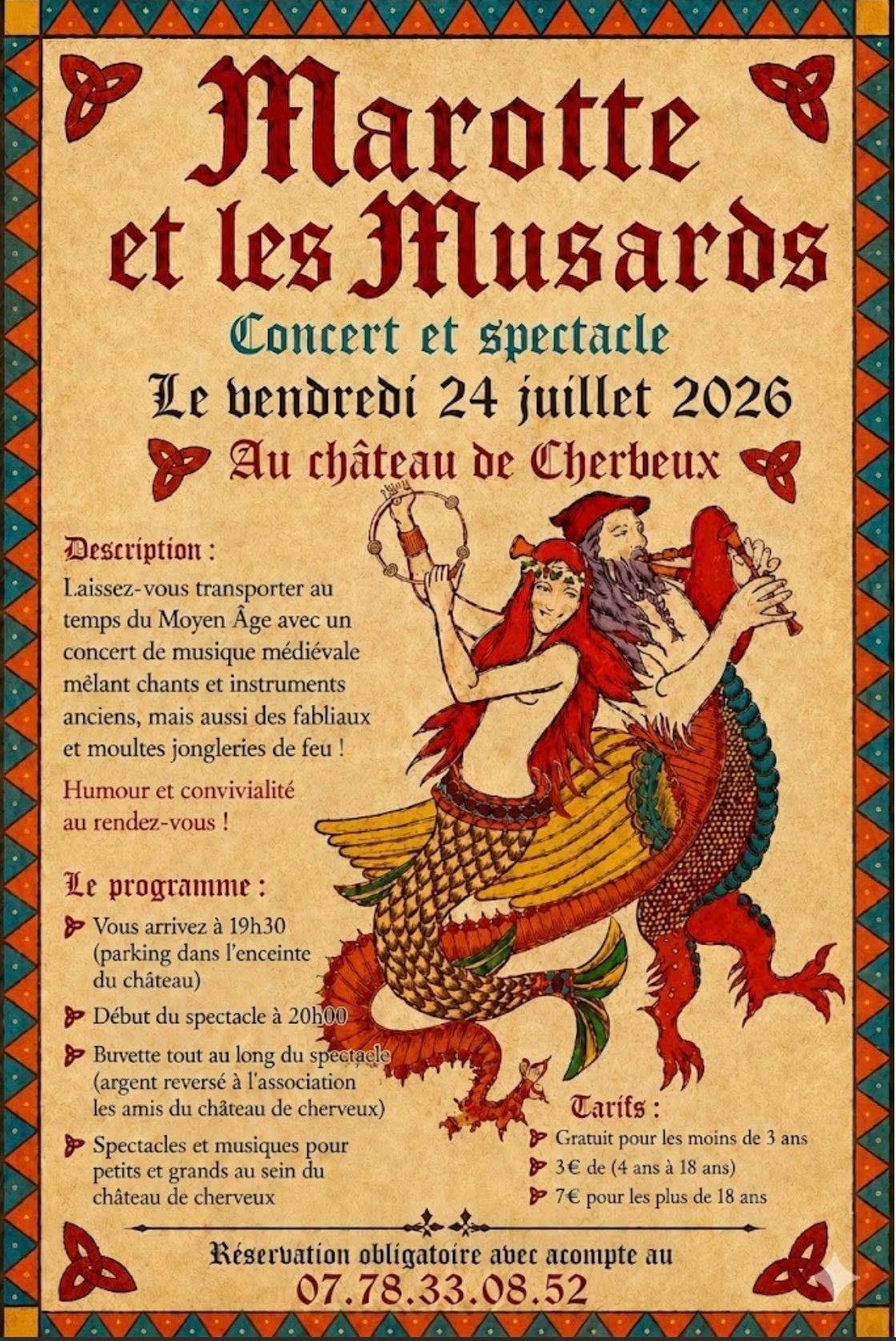 Marotte et les musards 2 Place de l'Église Cherveux 2026-07-24