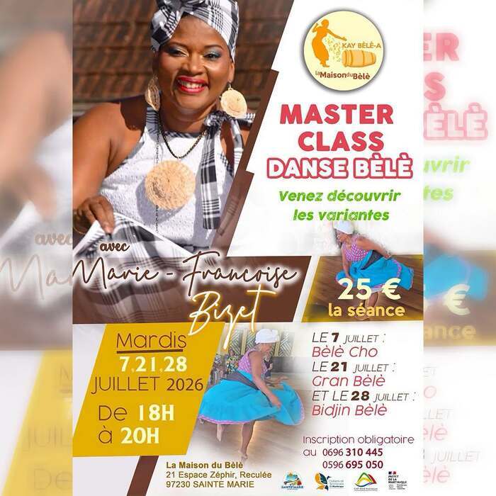 MASTER CLASS DANSE BÈLÈ Sainte-Marie Sainte-Marie