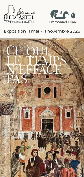 MASTERCLASS exceptionnelle de l’exposition en compagnie de l’artiste et du propriétaire du Château de Belcastel  Belcastel