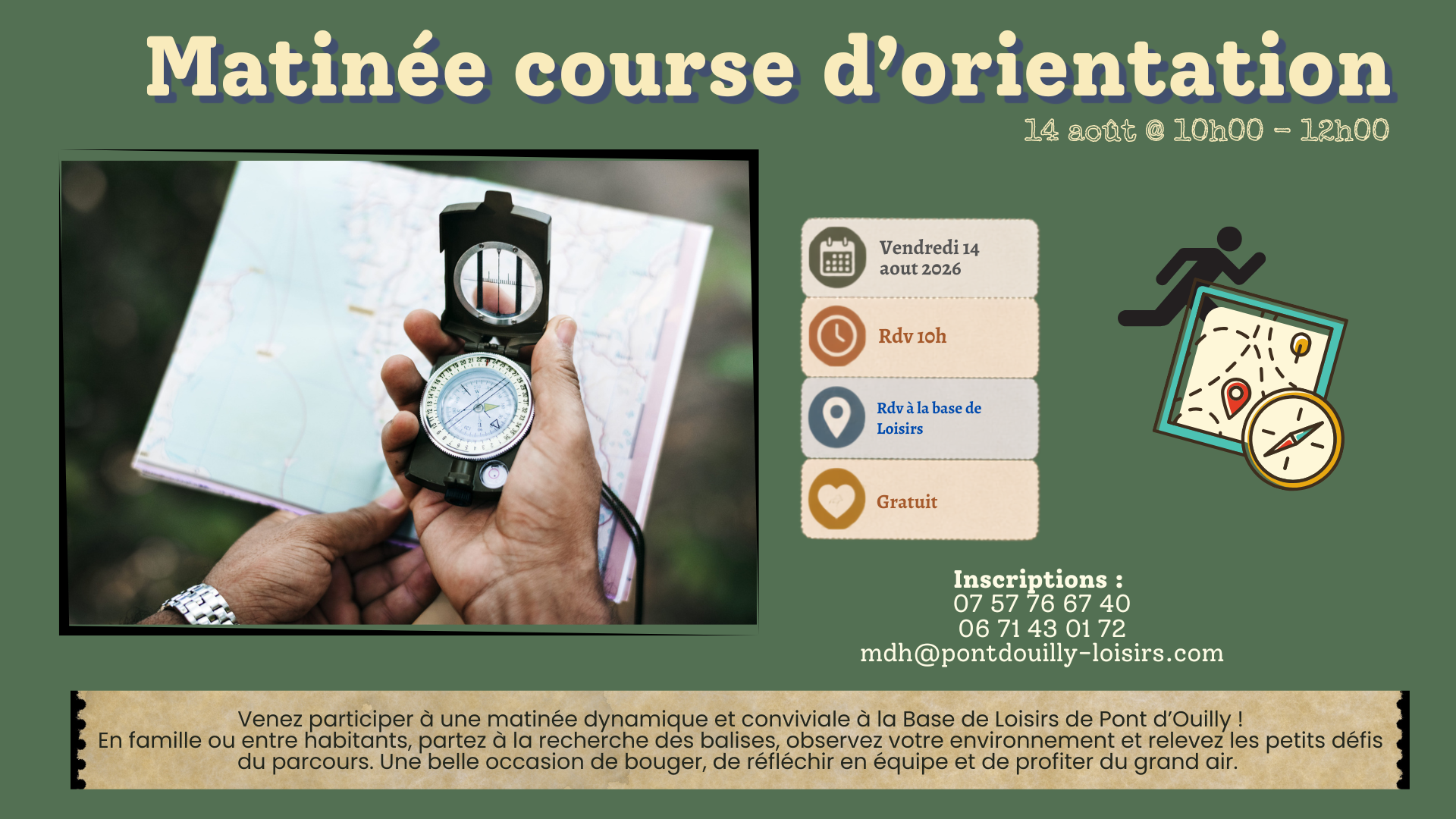 Matinée course d’orientation Pont-d’Ouilly