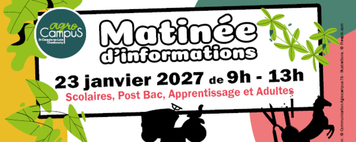 Matinée d&rsquo;info, Agrocampus de Saint-Germain-en-Laye et Chambourcy, Saint-Germain-en-Laye