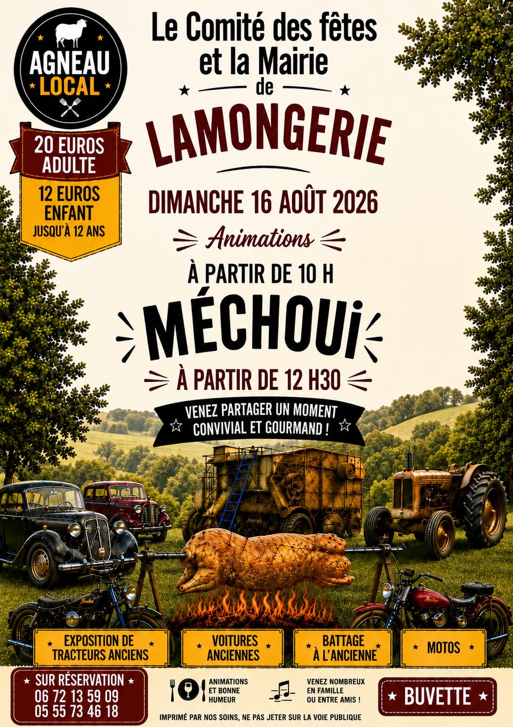 Méchoui Mairie de Lamongerie Lamongerie