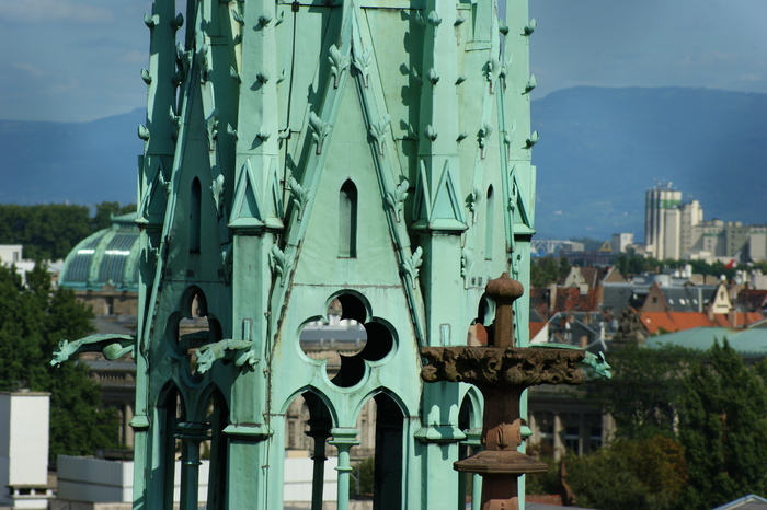 Montée à la tour et visite guidée des charpentes Église protestante Saint-Pierre-le-Jeune Strasbourg
