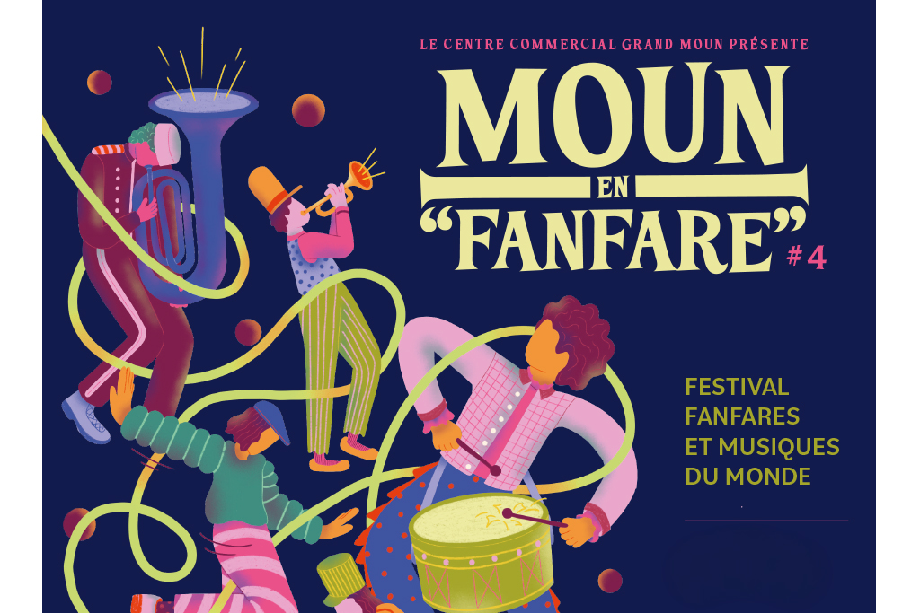 Moun en Fanfare Centre commercial Grand Moun Saint-Pierre-du-Mont