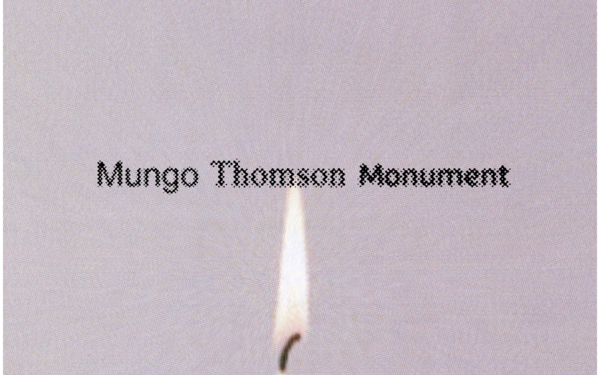 Mungo Thomson - Monument Lafayette Anticipations Paris