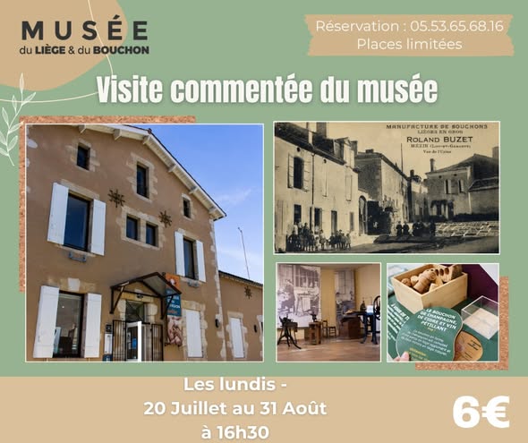 Musée du liège Visites guidées Mézin