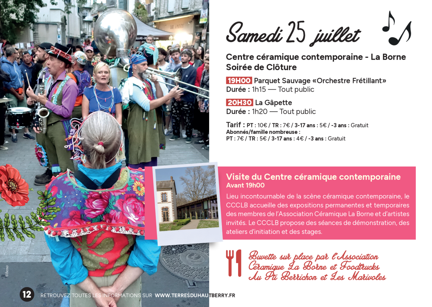 Musical&rsquo;été au Centre Céramique Contemporaine  Henrichemont