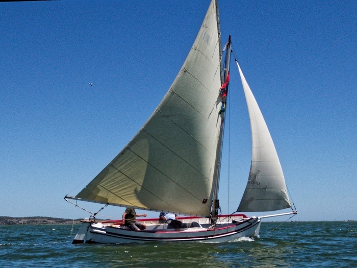 Navigation à bord d’un voilier traditionnel !, Port de Bages, Bages